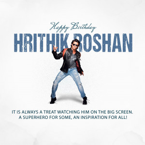 Hrithik Roshan Birthday Poster, Status and Hd Images Download 3 hrithik roshan birthday Poster